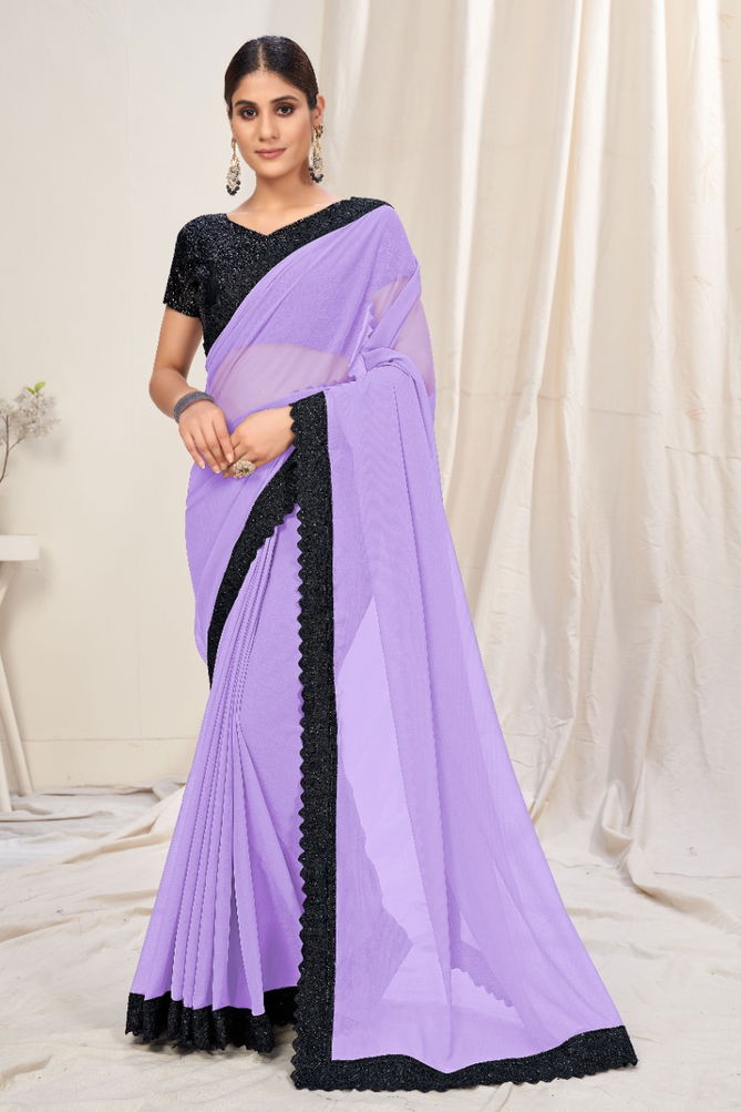 Sutram Hit Colour 10 Fancy Party Wear Georgette Saree Collection